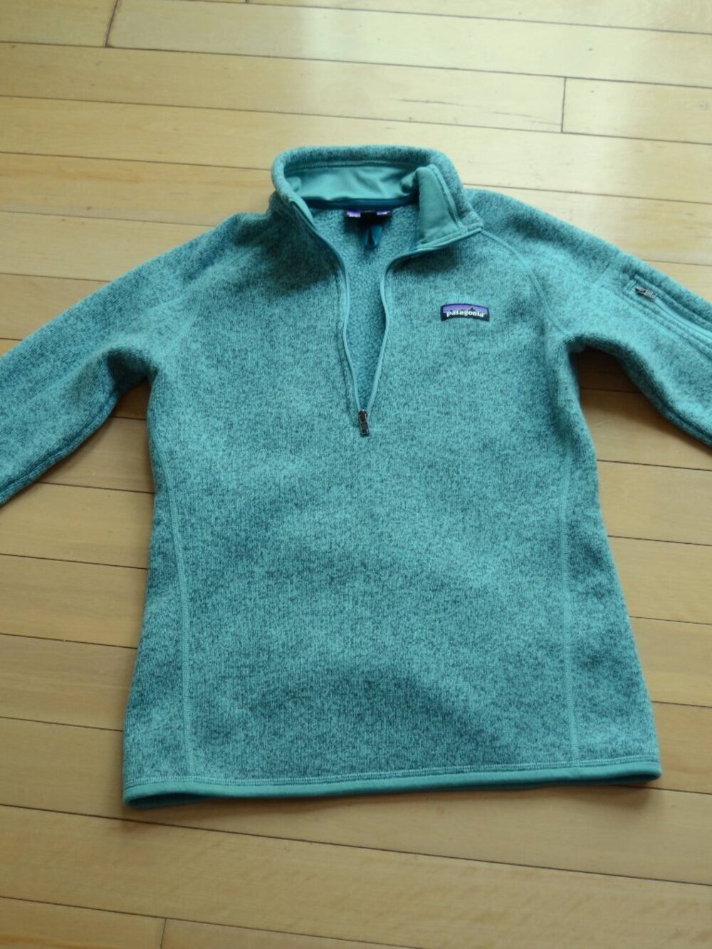 Patagonia® Worn Wear W's Better Sweater® 1/4-Zip Size XS Green